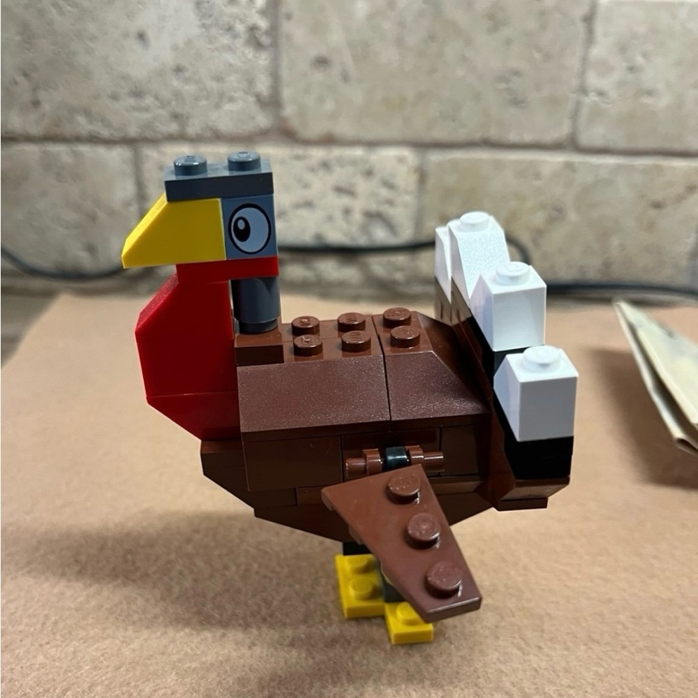 Vintage Lego Turkey Building Set with instructions